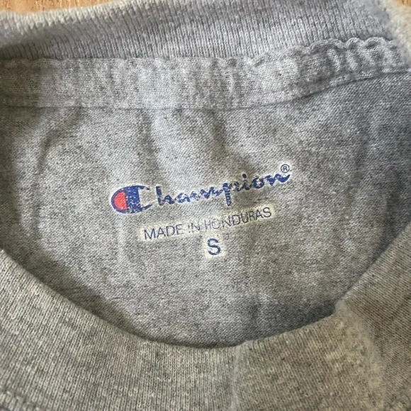 Minimalist Grey Authentic Championship Brand T-Shirt - Picture 5 of 6